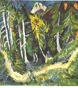 Ernst Ludwig Kirchner Forest gorge - Staffel oil on canvas